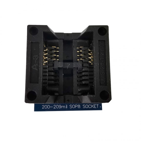 SOIC8 SOP8 to DIP8 Wide-body Seat Wide 200-209mil Programmer Adapter Socket IC Test Conversion Burner SOIC8 SOP8 to DIP8 Wide-body Seat Wide 200-209mil Programmer Adapter Socket IC Test Conversion Burner