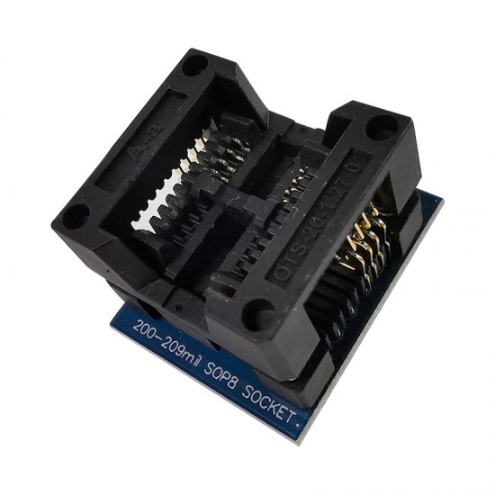 SOIC8 SOP8 to DIP8 Wide-body Seat Wide 200-209mil Programmer Adapter Socket IC Test Conversion Burner SOIC8 SOP8 to DIP8 Wide-body Seat Wide 200-209mil Programmer Adapter Socket IC Test Conversion Burner