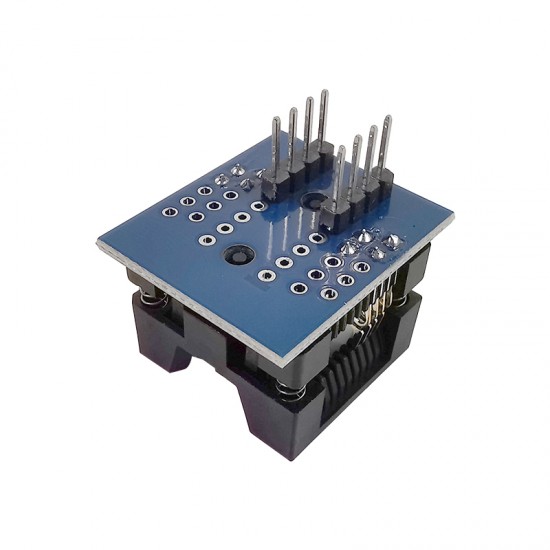 SOIC8 SOP8 to DIP8 Wide-body Seat Wide 200-209mil Programmer Adapter Socket IC Test Conversion Burner SOIC8 SOP8 to DIP8 Wide-body Seat Wide 200-209mil Programmer Adapter Socket IC Test Conversion Burner