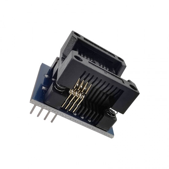 SOIC8 SOP8 to DIP8 Wide-body Seat Wide 200-209mil Programmer Adapter Socket IC Test Conversion Burner SOIC8 SOP8 to DIP8 Wide-body Seat Wide 200-209mil Programmer Adapter Socket IC Test Conversion Burner