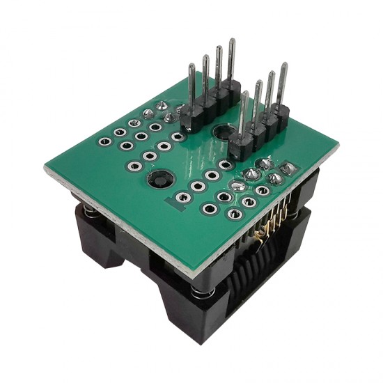 SOIC8 SOP8 to DIP8 Wide-body Seat Wide 200-209mil Programmer Adapter Socket IC Test Conversion Burner SOIC8 SOP8 to DIP8 Wide-body Seat Wide 200-209mil Programmer Adapter Socket IC Test Conversion Burner