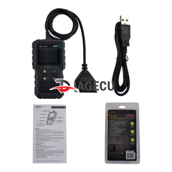 Launch X431 CR3001 Car Full OBD2/EOBD Code Reader Scanner Automotive Professional OBDII Diagnostic Tools pk KW310 ELM327 iCar2 Launch X431 CR3001 Car Full OBD2/EOBD Code Reader Scanner Automotive Professional OBDII Diagnostic Tools pk KW310 ELM327 iCar2