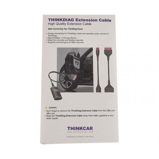 Launch Thinkcar Universal 16pin OBD2 Male to female extension Cable 60cm Length Thinkdiag Car Diagnostic Extended Connector Launch Thinkcar Universal 16pin OBD2 Male to female extension Cable 60cm Length Thinkdiag Car Diagnostic Extended Connector