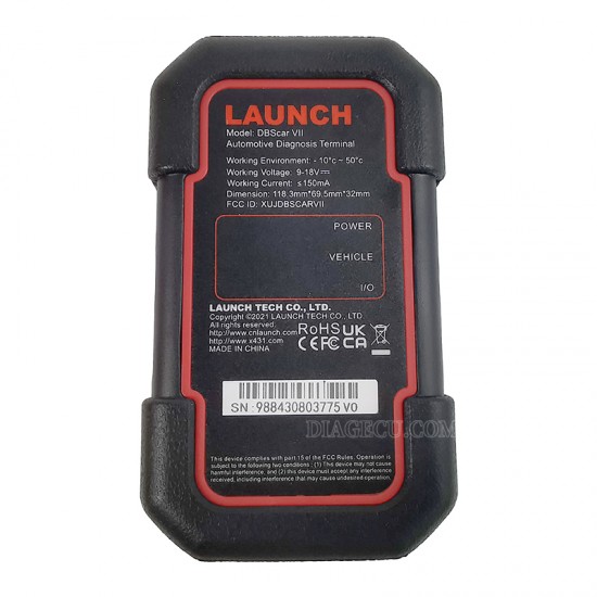 Launch X431 DBScar VII Bluetooth Connector DBSCAR 7 Scanner Support CANFD CAN FD DOIP Protocols for Xdiag/Diagzone/XPR05/Prodiag Tool Launch X431 DBScar VII Bluetooth Connector DBSCAR 7 Scanner Support CANFD CAN FD DOIP Protocols for Xdiag/Diagzone/XPR05/Prodiag Tool