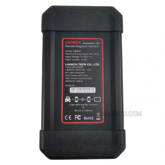 Launch SmartLink C v2.0 Heavy Duty Truck Diagnosis Tool for New Energy Car Commercial Vehicle Passenger work with X431 V+/Pros3/PRO3S+/PRO5 powerful in function than X431 HD III Launch SmartLink C v2.0 Heavy Duty Truck Diagnosis Tool for New Energy Car Commercial Vehicle Passenger work with X431 V+/Pros3/PRO3S+/PRO5 powerful in function than X431 HD III