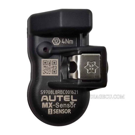 Autel MX-Sensor 315/433MHz 2 in 1 Universal Programmable TPMS Sensor MaxiTPMS Tire Pressure Monitor Tester (Rubber）