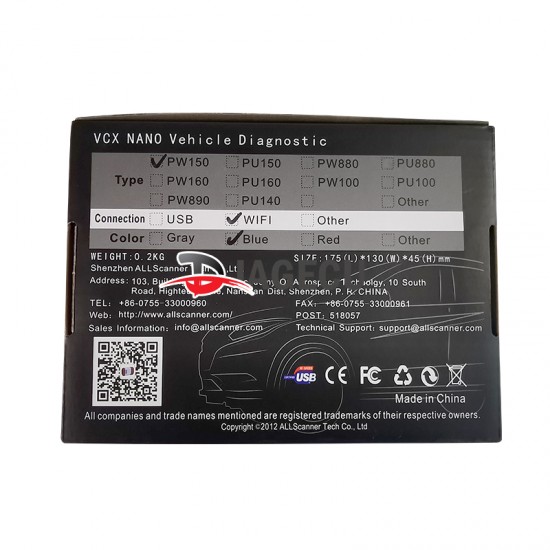 VXDIAG VCX NANO for Ford/Mazda wifi OBD2 Auto Diagnostic Tool 2in1 VXDIAG VCX NANO for Ford/Mazda wifi OBD2 Auto Diagnostic Tool 2in1