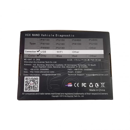 VXDIAG VCX NANO for Renault USB All System Diagnostic Scanner ECU Coding Programming Code Reader VXDIAG VCX NANO for Renault USB All System Diagnostic Scanner ECU Coding Programming Code Reader