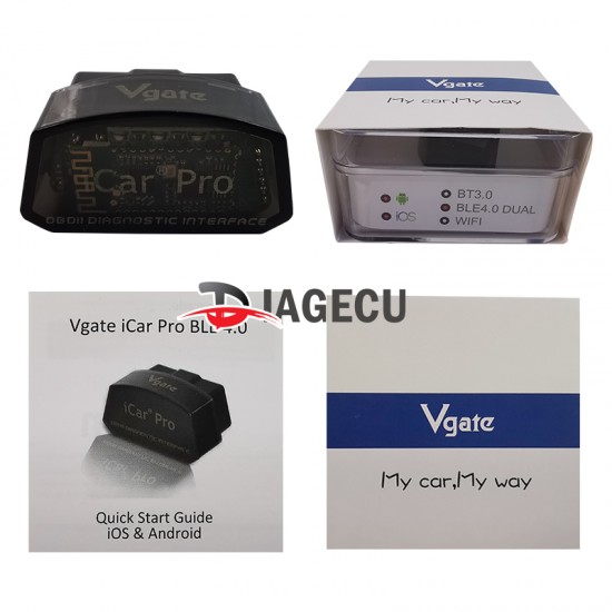 Vgate iCar Pro car diagnostic tool Bluetooth 4.0 OBDII scan tool Vgate iCar Pro car diagnostic tool Bluetooth 4.0 OBDII scan tool