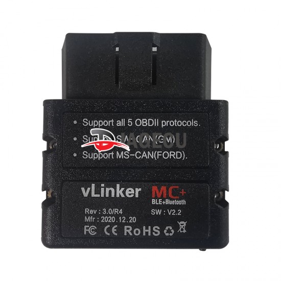Vgate vLinker MC+ Bluetooth 4.0 ELM327 v2.2 For Android/IOS car Diagnostic Tool (old case stop producing) Vgate vLinker MC+ Bluetooth 4.0 ELM327 v2.2 For Android/IOS car Diagnostic Tool (old case stop producing)