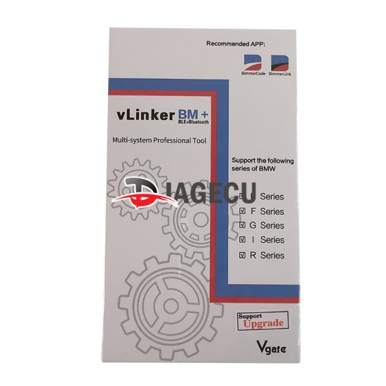 Vgate vLinker BM+ v2.2 (BLE+Bluetooth 4.0) for BMW ELM327 OBD2 Scanner Vgate vLinker BM+ v2.2 (BLE+Bluetooth 4.0) for BMW ELM327 OBD2 Scanner