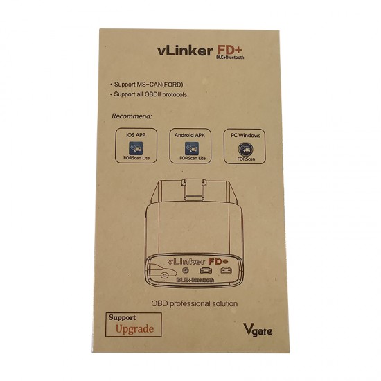 Vgate vLinker FD+ BT 4.0 Forscan for ford Scanner Bluetooth OBD2 Car Diagnostic MS CAN Auto Tool Vgate vLinker FD+ BT 4.0 Forscan for ford Scanner Bluetooth OBD2 Car Diagnostic MS CAN Auto Tool