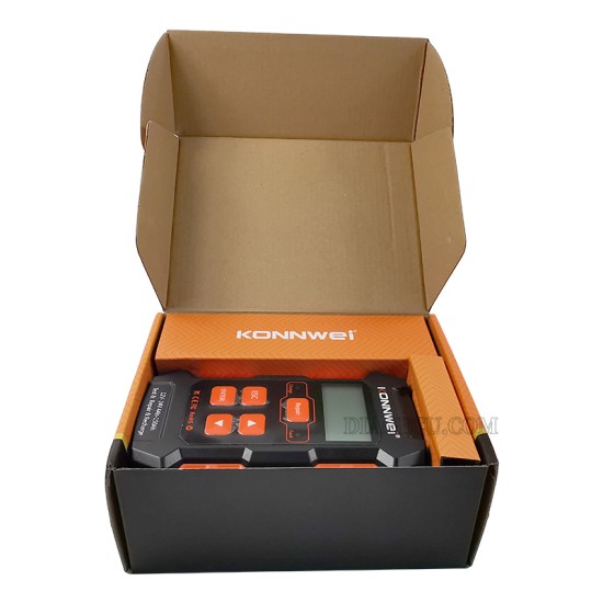 Konnwei KW520 12V 10A&24V 5A Automatic Car Truck Battery Tester Charger Lead Acid Car Battery Pulse Repair Tool AGM Gel Lithium 3 in 1 Diagnostic Scanner 100-2000CCA Battery Tester