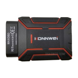 Konnwei MAXOBD full System Automotive Scanner Bluetooth 5.2 OBD2 Diagnostic Tool Airbag ABS Braking System Code Read Engine for Android and IOS both with Free MAXOBD App on mobile