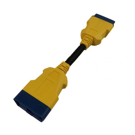 Autool 20cm 0.2m OBD2 Reinforced Nylon Extension Cord Male to Female Cable for Launch Easydiag /THINKDIAG /THINKDRIVER /ELM327 Cable Autool 20cm 0.2m OBD2 Reinforced Nylon Extension Cord Male to Female Cable for Launch Easydiag /THINKDIAG /THINKDRIVER /ELM327 Cable