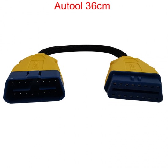 Autool 36CM 0.36m Car Reinforced Nylon Extension Cord Male to Female Cable for Launch Easydiag/ THINKDIAG/ THINKDRIVER/ ELM327 Cable Autool 36CM 0.36m Car Reinforced Nylon Extension Cord Male to Female Cable for Launch Easydiag/ THINKDIAG/ THINKDRIVER/ ELM327 Cable
