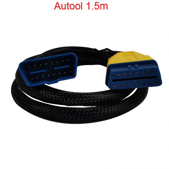 Autool 1.5m 150cm OBD2 Extension Cable 16pin to 16pin Socket Waterproof Anti-Scalding Flexible Connector Cord Autool 1.5m 150cm OBD2 Extension Cable 16pin to 16pin Socket Waterproof Anti-Scalding Flexible Connector Cord