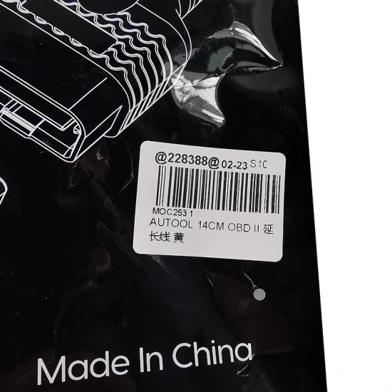Autool OBD2 Extension Cable Connector 14cm OBD 16pin Adapter Extend Wire Autool OBD2 Extension Cable Connector 14cm OBD 16pin Adapter Extend Wire