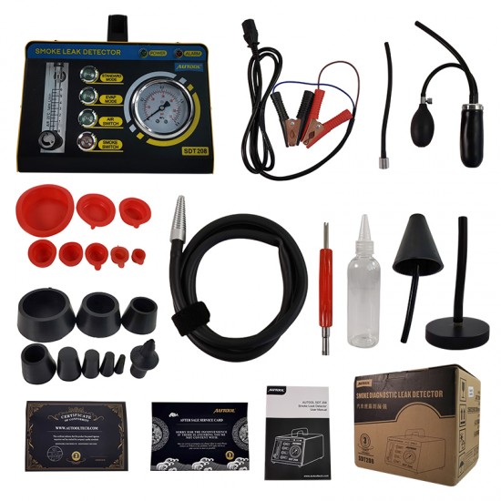Autool SDT208 Car Smoke Leak Detector EVAP System Tester for Turbochanged Vacuum Exhaust Cooling System Pipeline Leakage Tester Autool SDT208 Car Smoke Leak Detector EVAP System Tester for Turbochanged Vacuum Exhaust Cooling System Pipeline Leakage Tester