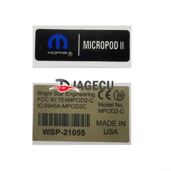 MicroPod 2 wiTech MicroPod II for Chrysler Diagnostics and Programming MicroPod 2 wiTech MicroPod II for Chrysler Diagnostics and Programming