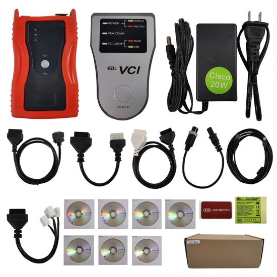 GDS VCI red Diagnostic Tool OBD2 Interface for Hyundai Kia without Trigger Module (MT) GDS VCI red Diagnostic Tool OBD2 Interface for Hyundai Kia without Trigger Module (MT)