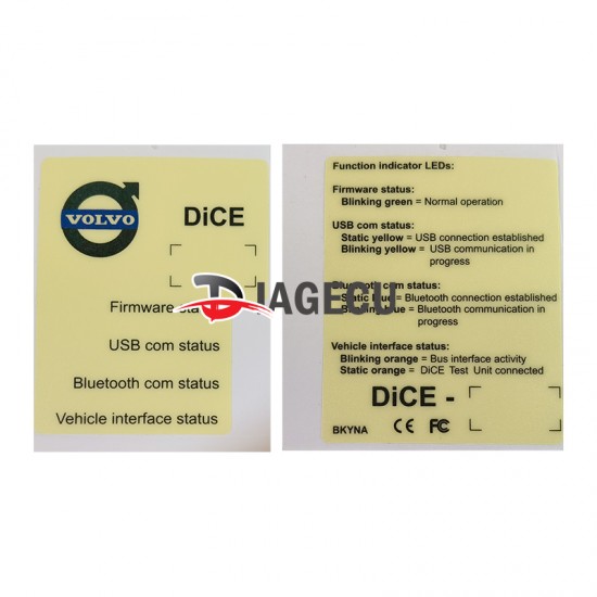 Volvo Vida Dice OBD2 Diagnostic Tool Vida Dice with Full chips (W) Volvo Vida Dice OBD2 Diagnostic Tool Vida Dice with Full chips (W)