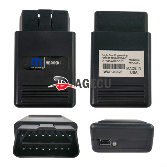 MicroPod2 DBRIII porgrammer Car Diagnostic Tool microPod 2 new Online scanner for Fiat Chrysler Dodge (F) MicroPod2 DBRIII porgrammer Car Diagnostic Tool microPod 2 new Online scanner for Fiat Chrysler Dodge (F)