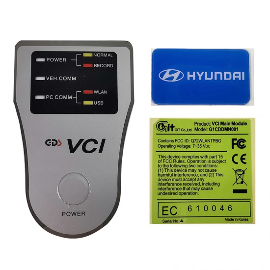 GDS VCI blue Diagnostic Tool OBD2 Interface for Hyundai Kia without Trigger Module (MT) GDS VCI blue Diagnostic Tool OBD2 Interface for Hyundai Kia without Trigger Module (MT)