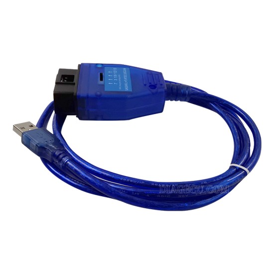 VAG KKL+Fiat ECU SCAN OBD2 Diagnostic Cable FTDI FT232RL with Switch for VW/AUDI/Seat/Skoda  Car Ecu Scan Tool For VAG KKL 409.1 Fiat ECUScan（GD)