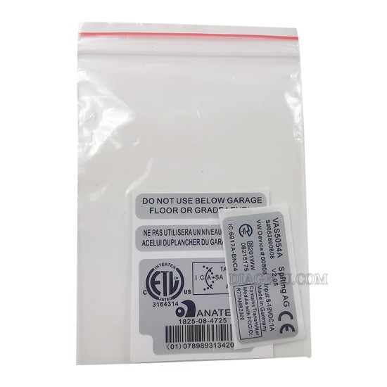 VAS 5054A OKI Full Chip AMB2300 Bluetooth ODIS Volkswagen Audi Diagnostic Instrument Green PCB Board OBD2 Scanner Code Reader Diagnostic Tool VAS5054A OKI (L) 