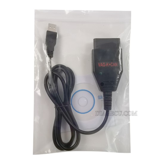 VAG K+CAN OBDII Scanner Commander 1.4 with PIC18F25K80 FTDI FT232RQ for VW/Audi/Skoda/Seat OBD2 Diagnostic Tool(T）