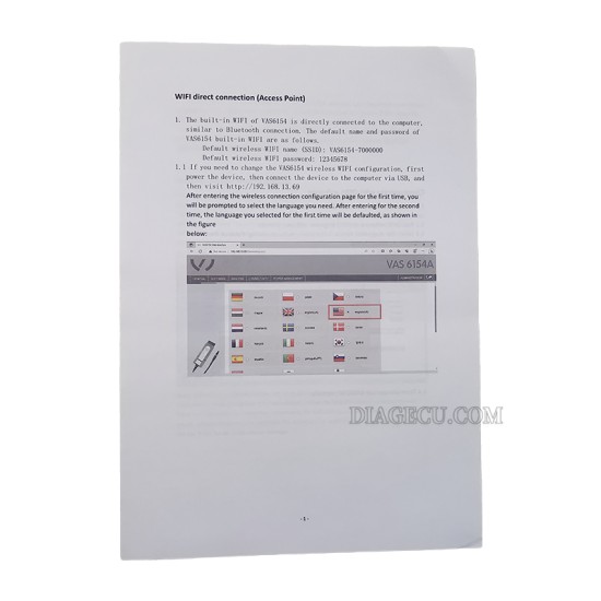 VAS 6154 OBD2 Scanner Diagnostic Programming Tool 6154 DOIP VAS 6154A (Carton package) 