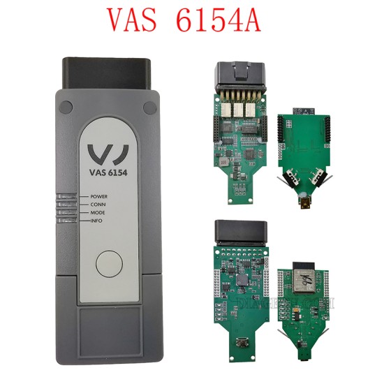VAS 6154 DOIP Diagnostic Tool for Skoda/Volkswagen/Audi FAW Seat VAS6154 OBD2 Automotive Diagnostic Programming Scanner (Plastic case Package)