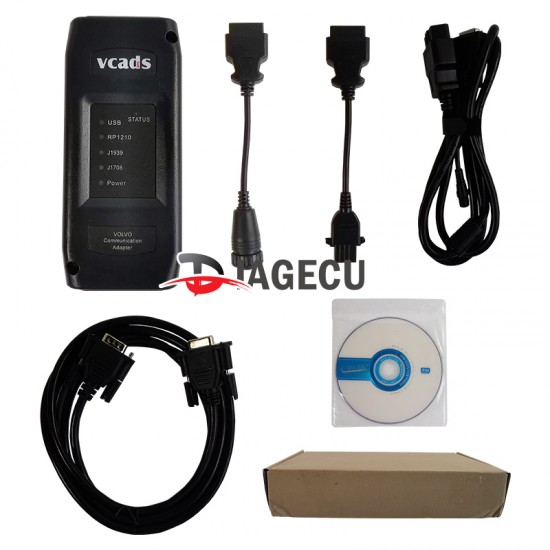 VCADS Pro for Volvo Truck code reader Reprogram ECM parameters and ECMS Auto Diagnostic Tool VCADS Pro for Volvo Truck code reader Reprogram ECM parameters and ECMS Auto Diagnostic Tool