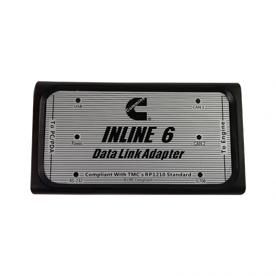 Cummins INLINE 6 Data Link Adapter Insite for Heavy Duty Engine Diesel Truck Excavator Diagnostic tool (MT) Cummins INLINE 6 Data Link Adapter Insite for Heavy Duty Engine Diesel Truck Excavator Diagnostic tool (MT)