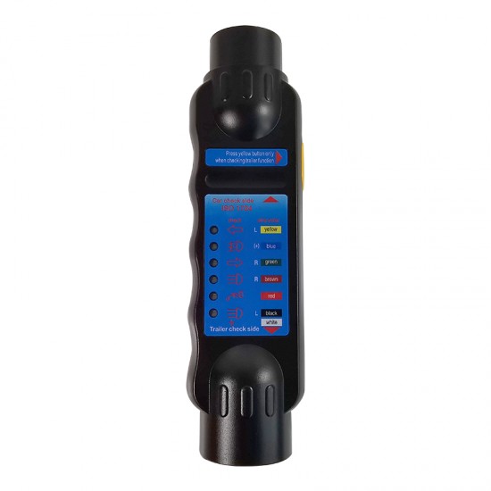 Trailer Tester 7pin with LED Indicators Car Plug and Socket Tester Car Diagnostic Tool Polarlander 12V 7 Pin Trailer Tester 7pin with LED Indicators Car Plug and Socket Tester Car Diagnostic Tool Polarlander 12V 7 Pin