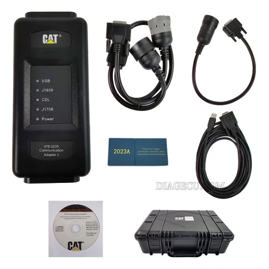 CAT ET4 478-0235 Adapter for CAT Truck Excavator Diagnostic Tool Communication Diagnostic Tool for Caterpillar (QM) CAT ET4 478-0235 Adapter for CAT Truck Excavator Diagnostic Tool Communication Diagnostic Tool for Caterpillar (QM)