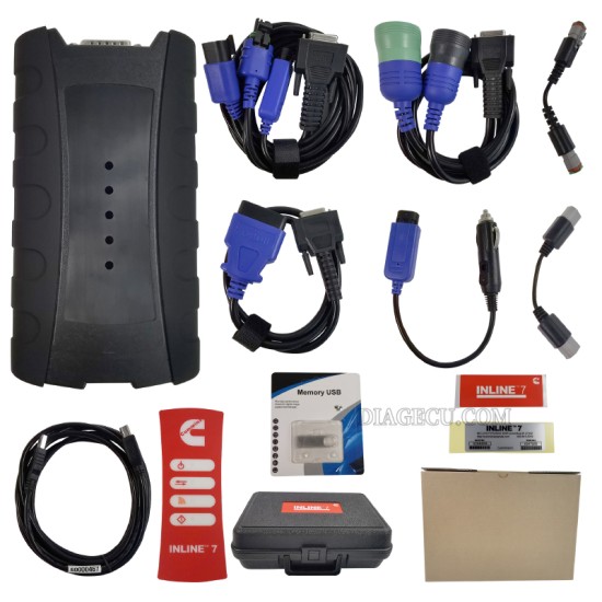 Cummins Inline 7 Data Link Adapter Cummins Truck Diesel Engine Heavy Duty Diagnostic Tool (W) Cummins Inline 7 Data Link Adapter Cummins Truck Diesel Engine Heavy Duty Diagnostic Tool (W)