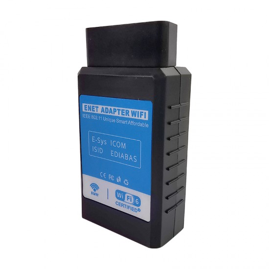 BMW Adapter wifi E-SYS ICOM ISID EDIABAS Enet Adapter Wifi OBD2 Coding Programming Tool OBD External Equipment For BMW F G I Series BMW Adapter wifi E-SYS ICOM ISID EDIABAS Enet Adapter Wifi OBD2 Coding Programming Tool OBD External Equipment For BMW F G I Series