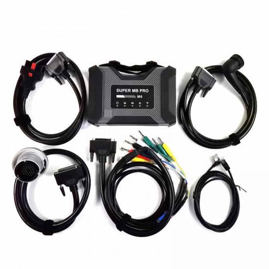 SUPER MB PRO M6 Wireless Star Diagnosis Tool fit for Benz Car and Trucks Compatible with DOIP, K-line,CAN Low,Can High,LIN,RS485 SUPER MB PRO M6 Wireless Star Diagnosis Tool fit for Benz Car and Trucks Compatible with DOIP, K-line,CAN Low,Can High,LIN,RS485