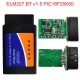 ELM327 Bluetooth v1.5 1PCB with PIC18F25K80 OBDII Car Code Reader V03H2D (CY) ELM327 Bluetooth v1.5 1PCB with PIC18F25K80 OBDII Car Code Reader V03H2D (CY)