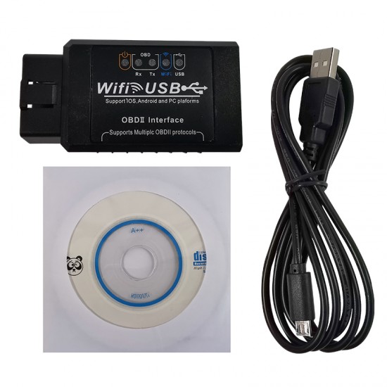 ELM327 OBDII Interface WIFI USB Car Fault Check Diagnostic Scanner(TYX) ELM327 OBDII Interface WIFI USB Car Fault Check Diagnostic Scanner(TYX)