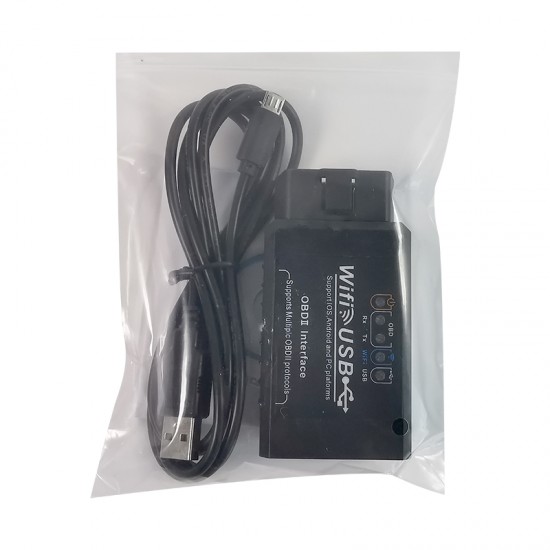 ELM327 OBDII Interface WIFI USB Car Fault Check Diagnostic Scanner(TYX) ELM327 OBDII Interface WIFI USB Car Fault Check Diagnostic Scanner(TYX)