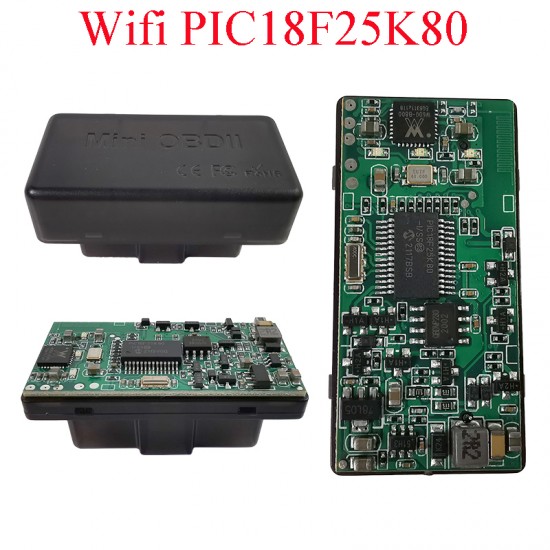 Super Mini ELM327 WIFI OBD2 Diagnostic Interface v1.5 PIC18F25K80 Chip Car Scanner Tools V06HW Super Mini ELM327 WIFI OBD2 Diagnostic Interface v1.5 PIC18F25K80 Chip Car Scanner Tools V06HW