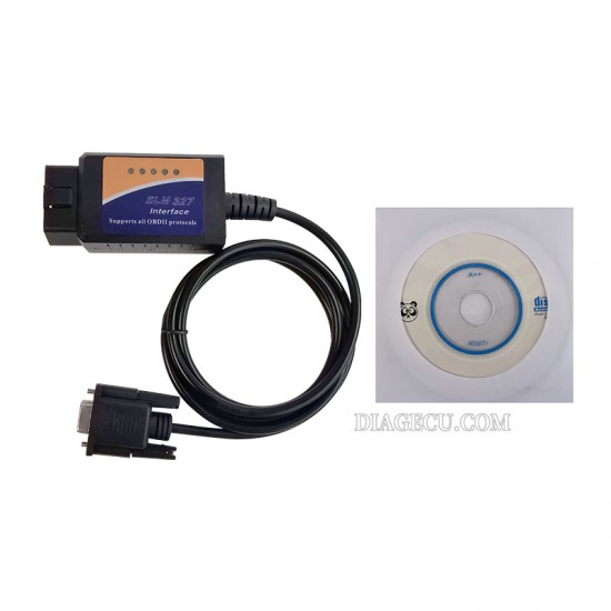 ELM327 COM Port RS232 OBD2 Diagnostic Tool DB9 Female Head With PIC18F25K80 Chip (TYX) ELM327 COM Port RS232 OBD2 Diagnostic Tool DB9 Female Head With PIC18F25K80 Chip (TYX)