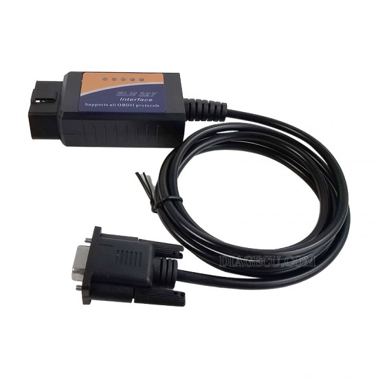 ELM327 COM Port RS232 OBD2 Diagnostic Tool DB9 Female Head With PIC18F25K80 Chip (TYX) ELM327 COM Port RS232 OBD2 Diagnostic Tool DB9 Female Head With PIC18F25K80 Chip (TYX)