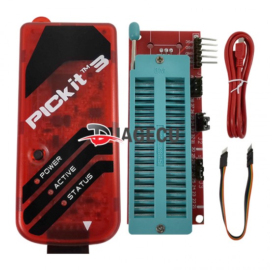 Pickit3 Programmer Microchip MPLAB Pickit 3 PIC In-Circuit Programmer Debugger for PIC and dsPIC Flash Chips Universal Programmer Seat Pickit3 Programmer Microchip MPLAB Pickit 3 PIC In-Circuit Programmer Debugger for PIC and dsPIC Flash Chips Universal Programmer Seat