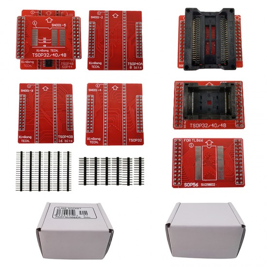 MiniPro TL866 Universal Programmer TSOP32 TSOP40 TSOP48 SOP44 SOP56 Sockets For TL866II PLUS MiniPro TL866 Universal Programmer TSOP32 TSOP40 TSOP48 SOP44 SOP56 Sockets For TL866II PLUS