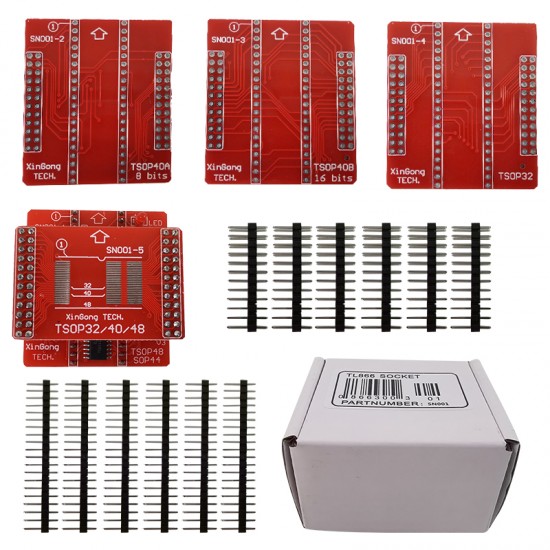 MiniPro TL866 Universal Programmer TSOP32 TSOP40 TSOP48 SOP44 SOP56 Sockets For TL866II PLUS MiniPro TL866 Universal Programmer TSOP32 TSOP40 TSOP48 SOP44 SOP56 Sockets For TL866II PLUS