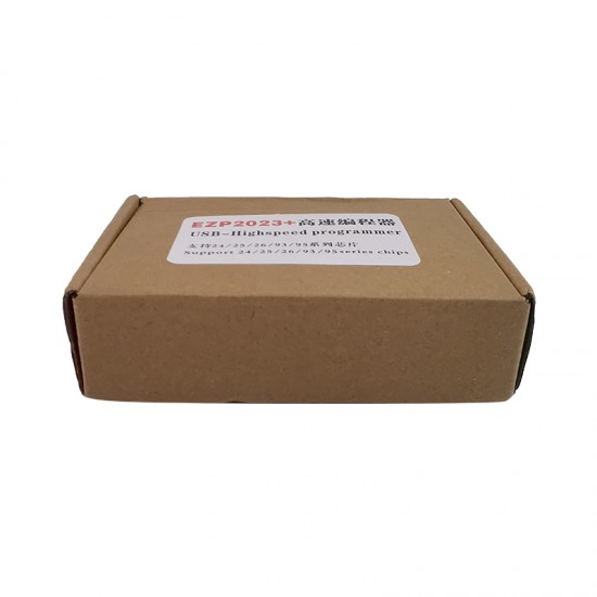 EZP2023 High-Speed USB SPI Programmer+10 Adapters Support 24 25 26 93 95 EEPROM 25 Flash Bios Chip EZP2023 High-Speed USB SPI Programmer+10 Adapters Support 24 25 26 93 95 EEPROM 25 Flash Bios Chip
